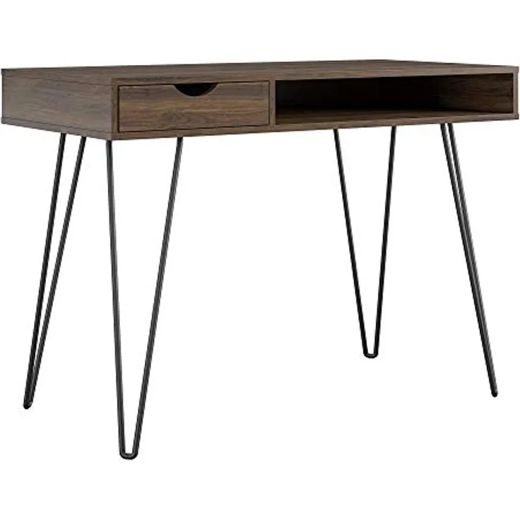 loft24 Schreibtisch Concord, mit Schublade, Hairpin Tischbeine, Breite 78 cm