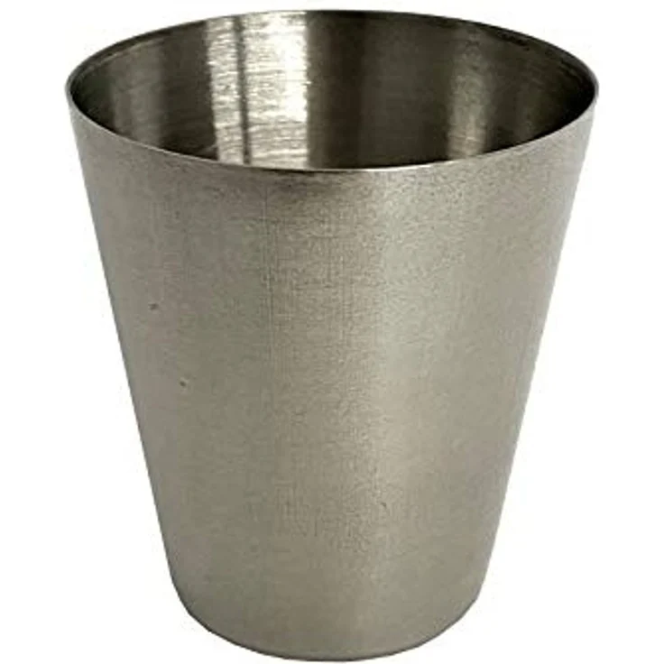 HAC24 Schnapsglas Schnapsgläser Pinnchen Shotgläser Shot Glas Stamper Schnaps-Becher, Edelstahl, 2cl oder 4cl – Bild 2