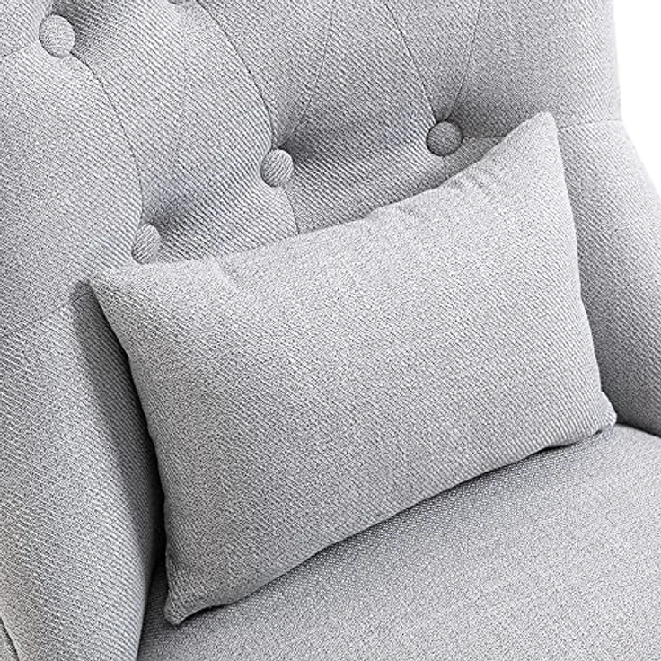 HOMCOM Sessel Relaxsessel mit Rückenkissen – Bild 8