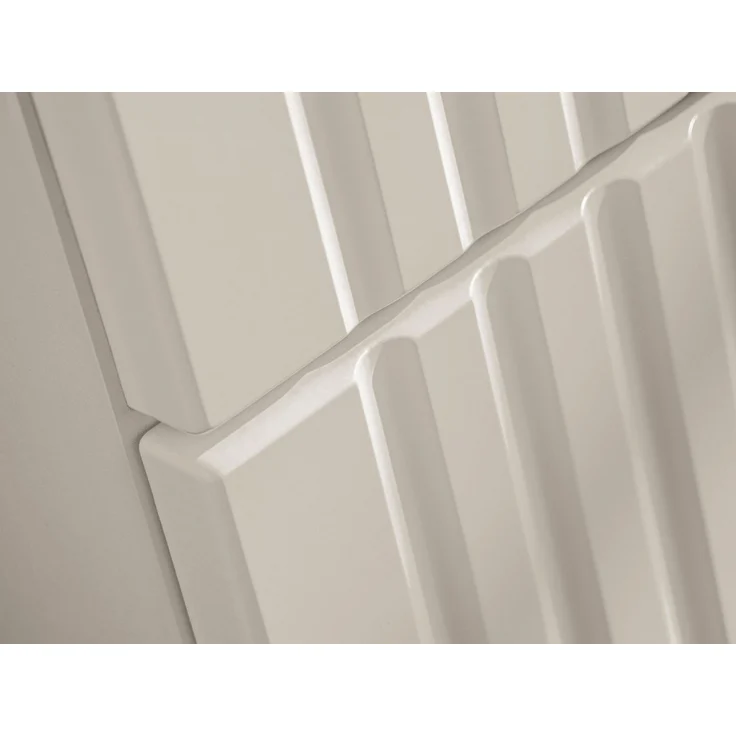 Hochschrank mit 1 Tür (140x25x35cm), Kaschmir matt – Bild 4