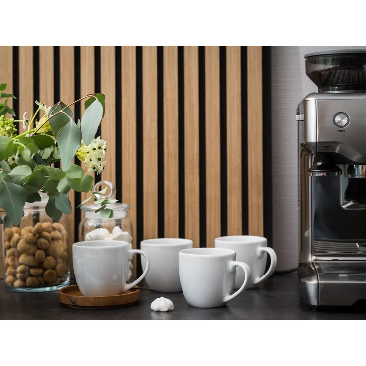 Bistrot Weiss, Kaffeebecher Set 4-tlg (mo) – Bild 2
