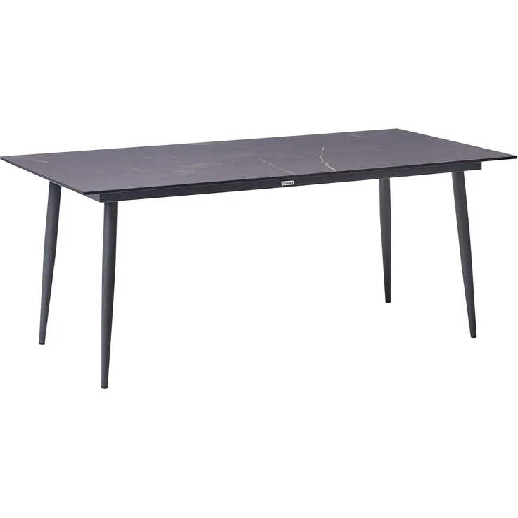 Konferenztisch TOLENTINO 90 cm x 180 cm Grauer Marmor