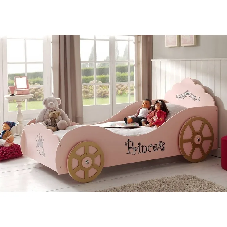 Vipack 'Prinzessin' Kutschenbett rosa