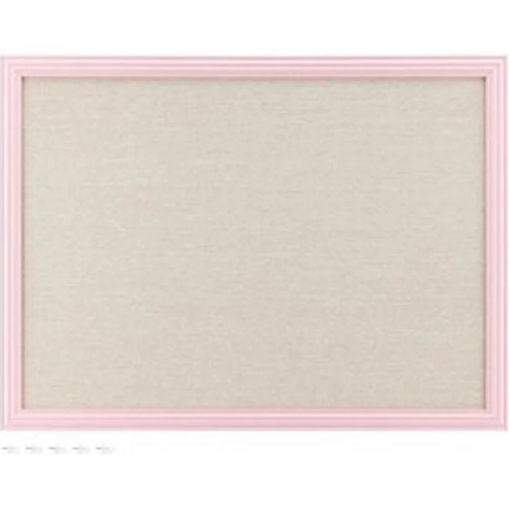 Navaris Memoboard Memoboard mit Leinenoberfläche - Memoboard 58x43 cm aus Leinen - Rosa – Bild 6