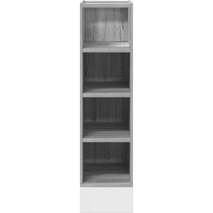 vidaXL Unterschrank Riga Grau Sonoma 20x44,5x81,5 cm Holzwerkstoff 854189 – Bild 3