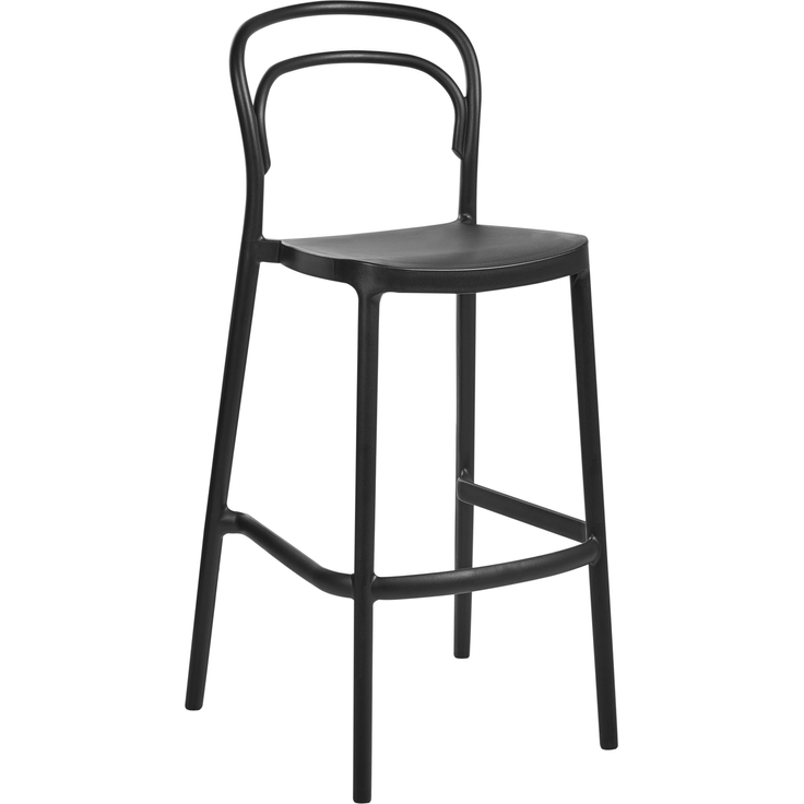 Garten-Barhocker 2er Set PORANO Schwarz – Bild 4