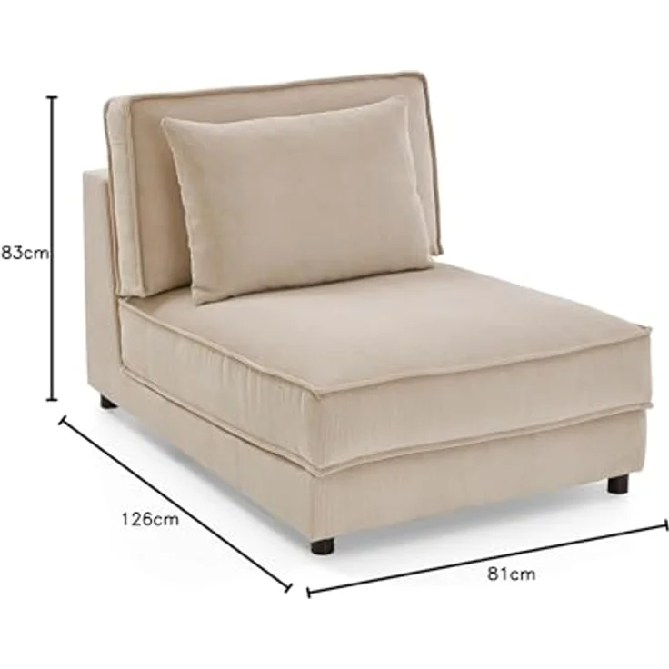 Atlantic Home Collection Sessel -Modul ohne Armlehnen – Bild 4