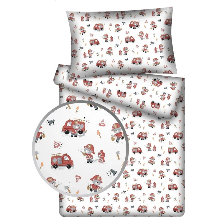 KiGATEX Kinderbettwäsche KiGATEX Set 2-teilig, 100x135 + 40x60 cm, für Mädchen + Jungen, 100% Baumwolle, weich & atmungsaktiv, waschbar bei 60°C – Bild 1