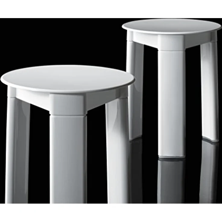 Gedy Trio Hocker, Badhocker aus ABS in Weiß 2072, einfacher Einbau – Bild 3