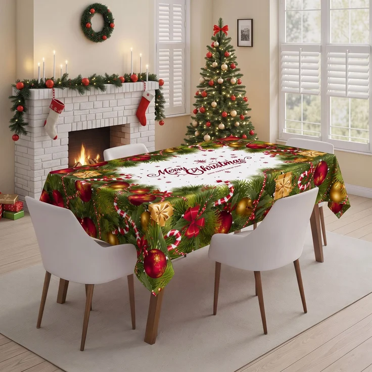 Hermia Concept 'Xmas 23 - Small' Tischdecke, Mehrfarbig, 100 x 160 cm – Bild 1