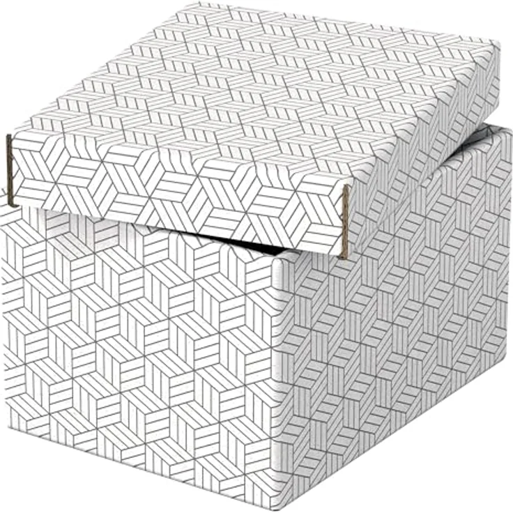 Aufbewahrungsbox Esselte Home Medium weiß 3er-Pack – Bild 6