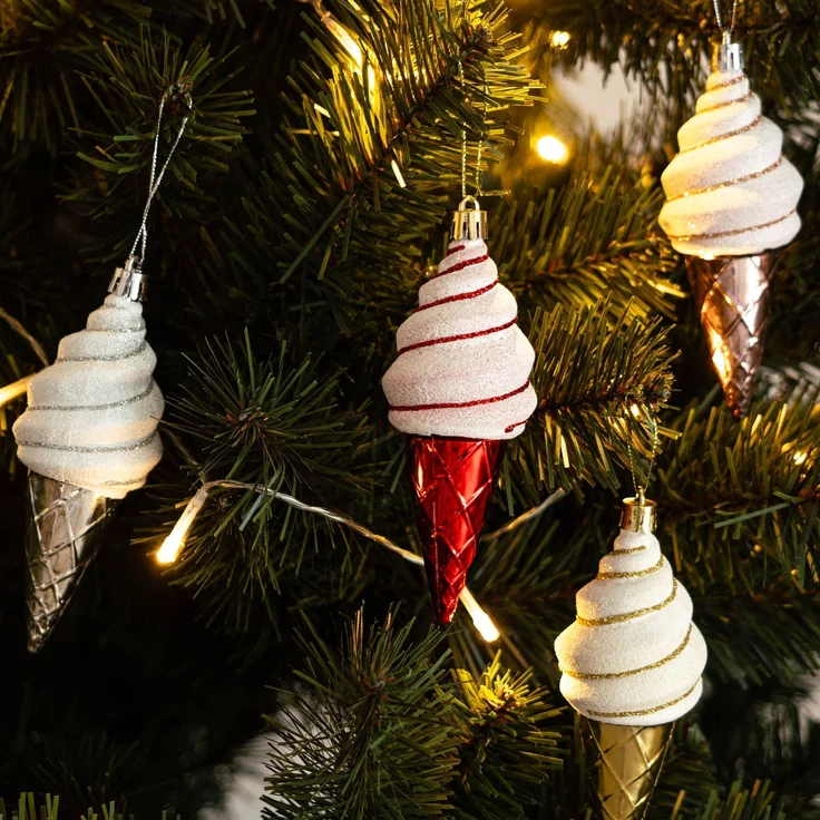 KADAX Set Abos Christbaumschmuck, 4 Stück Eis – Bild 5