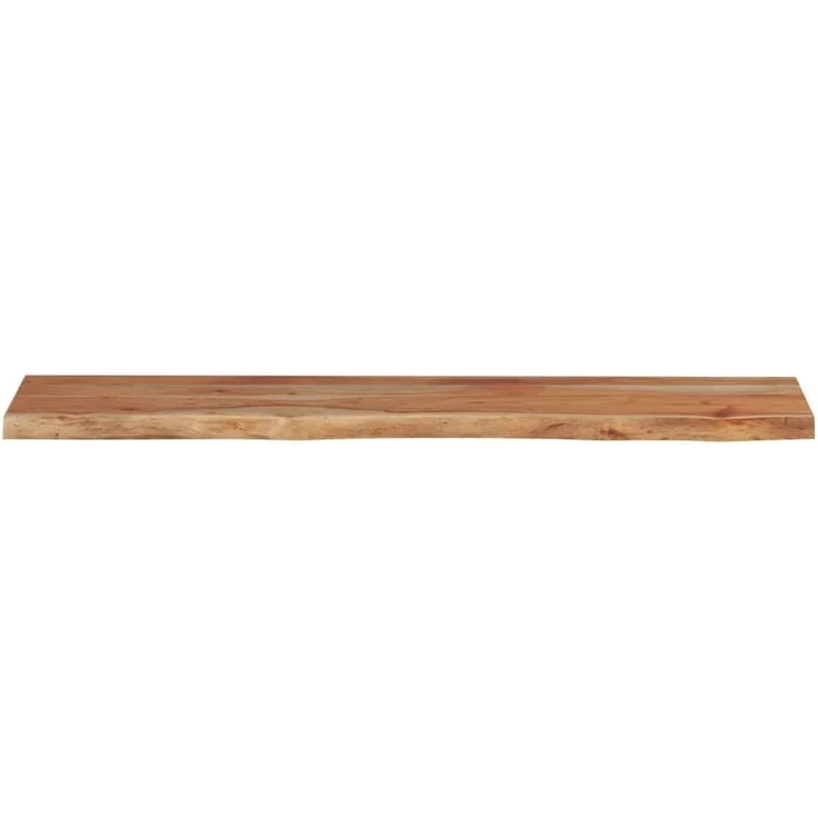 vidaXL Baumkante ohne Halterungen, Massivholz Akazie natur, 140 x 30 x 2,5 cm – Bild 5