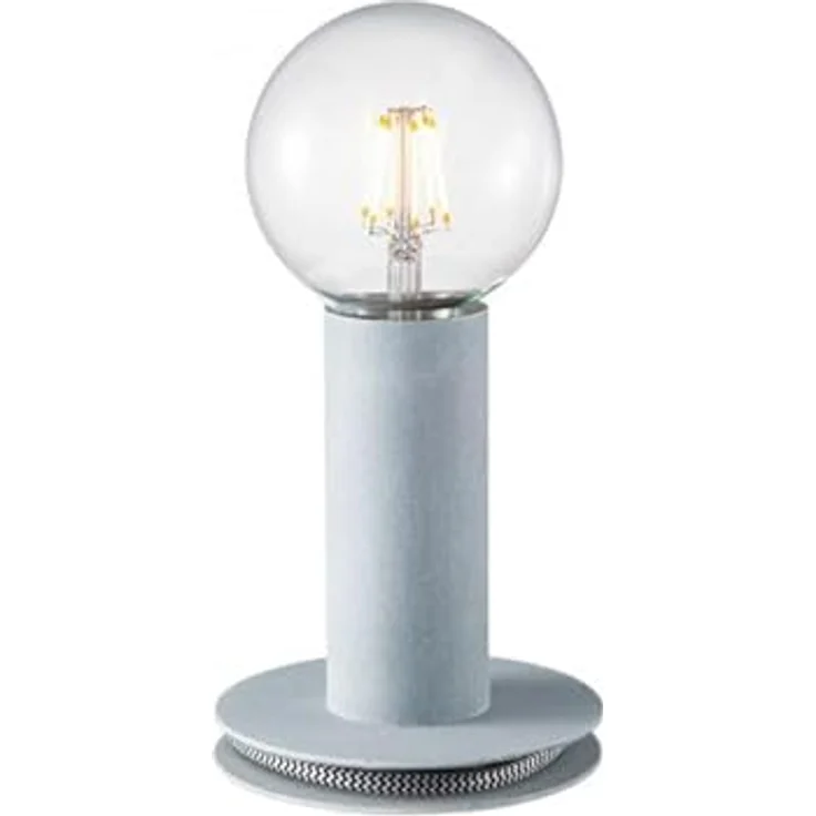 Paul Neuhaus Tischleuchte Turn Me, Tischlampe in Beton Grau, max. 60W E27, ohne Leuchtmittel – Bild 2