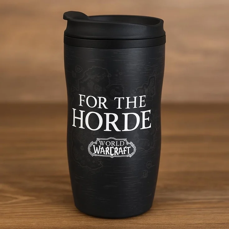 ABYstyle Tasse WORLD OF WARCRAFT - Travel Tasse/Becher Horde – Bild 3