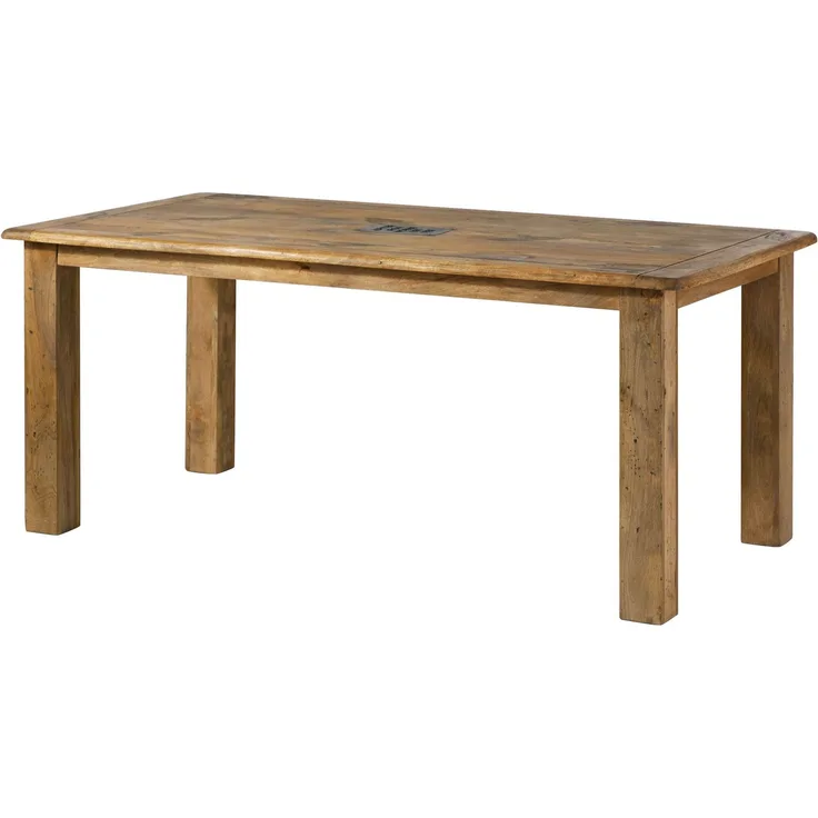 Esstisch Mango 180x90x76 natur lackiert RAILWAY #1001