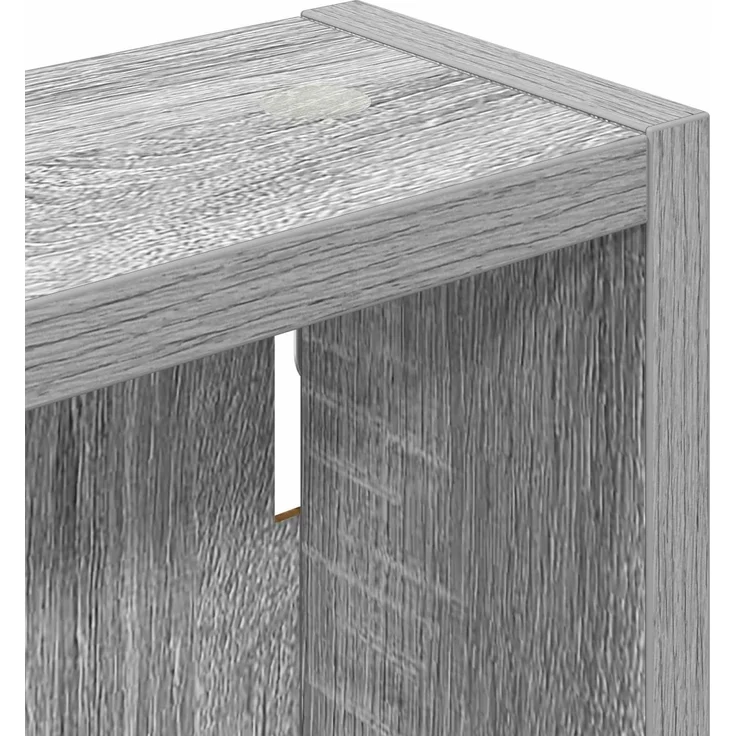 vidaXL Badezimmer-Wandschrank Graues Sonoma 30 x 10 x 60,5 cm 889324 – Bild 7