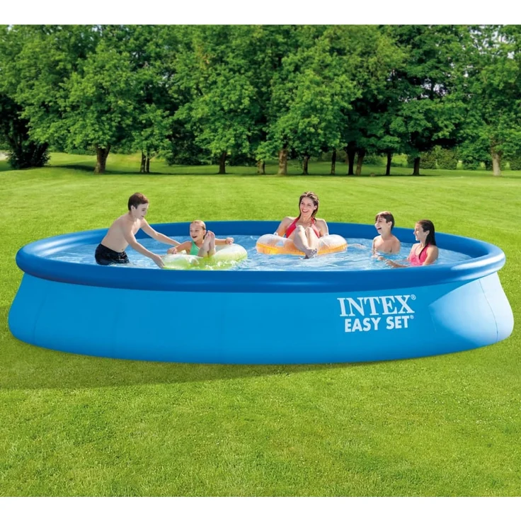 Intex Swimmingpool Easy Set mit Filtersystem 457x84 cm 3202882 – Bild 1