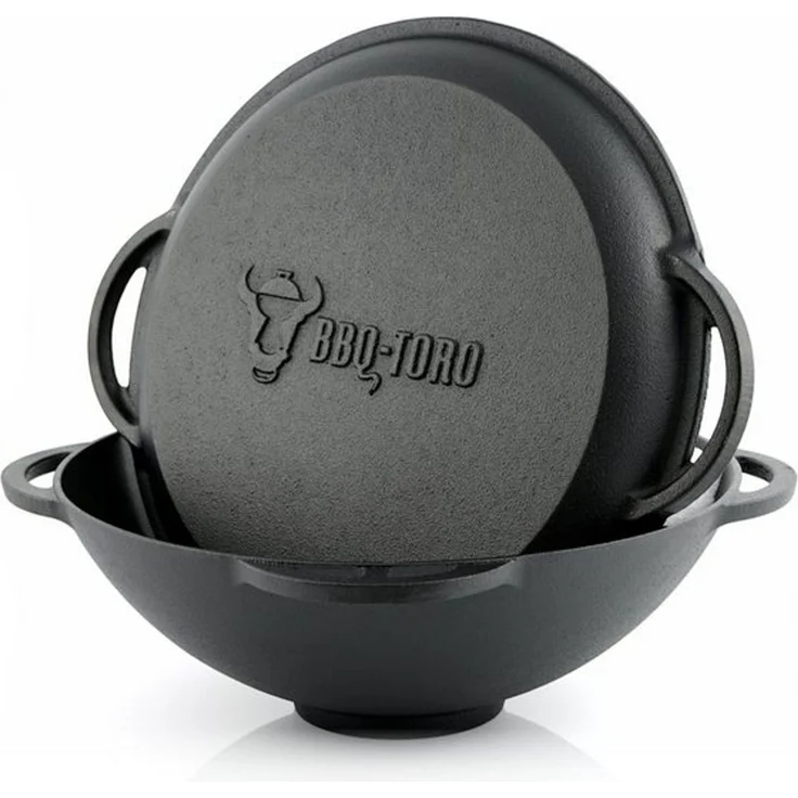 BBQ-Toro Grilltopf Kazan, Gusseisen Topf, 6,9 Liter, Traditioneller Gusstopf, Gusseisen – Bild 4