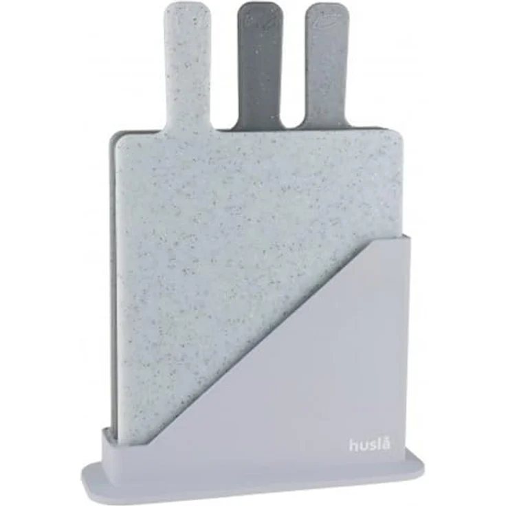 Husla Husla 3er-Set Küchenbretter im Ständer 8988 – Bild 2