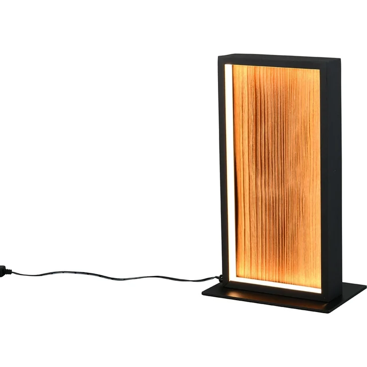 LED Tischleuchte KALEA aus Naturholz dimmbar, Höhe 30cm – Bild 2