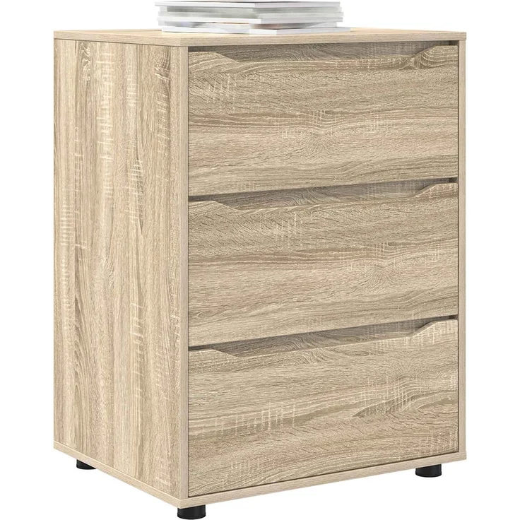 vidaXL Aufbewahrungsschrank 60 x 48 x 81 cm Holzwerkstoff Sonoma-Eiche 888859 – Bild 3