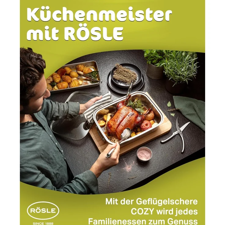 RÖSLE Geflügelschere COZY Geflügelschere 24,5 cm – Bild 7