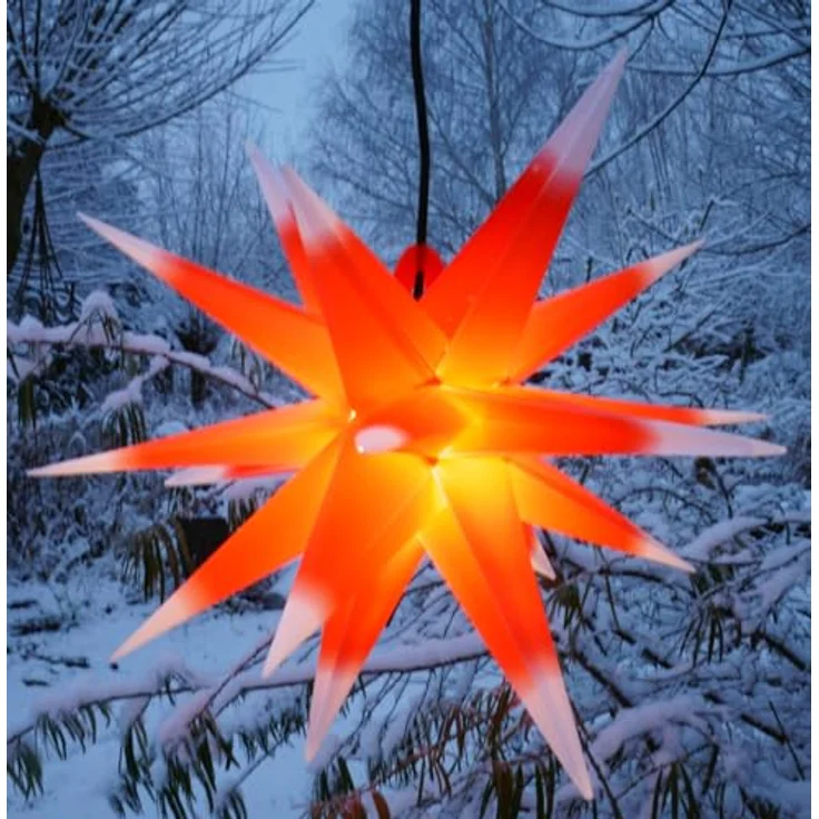 Guru-Shop LED-Stern für außen 3D Außenstern Kaspar, Weihnachtsstern,., Leuchtmittel inklusive – Bild 8