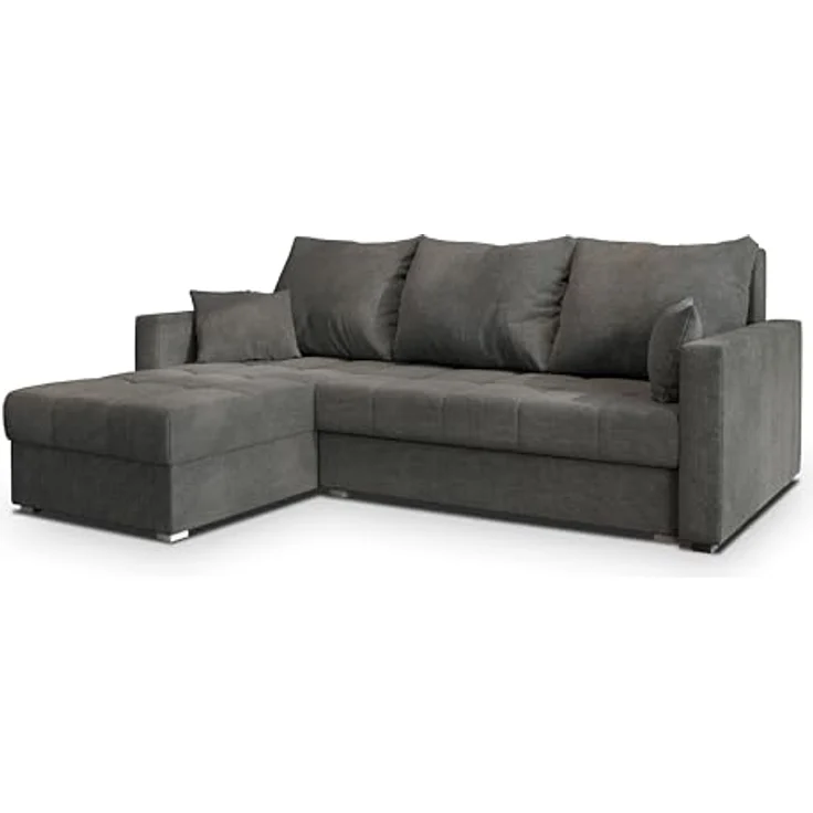 Masseno Ecksofa NIDA mit Schlaffunktion L-Form, Sofa mit Bettkasten – Bild 2