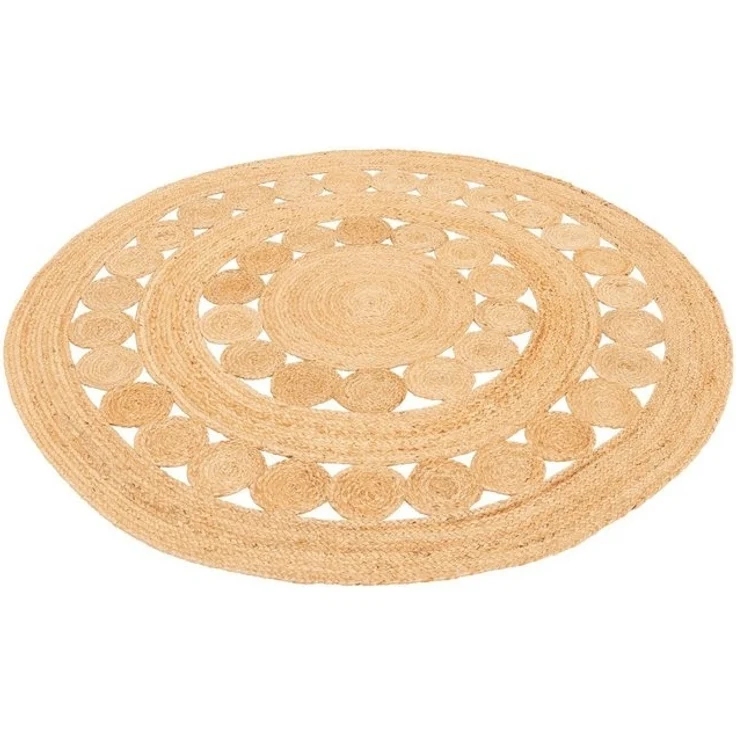 Pergamon Sisalteppich Naturfaser Teppich Jute Salsa Trend Rund, Rund, Höhe: 8 mm – Bild 4