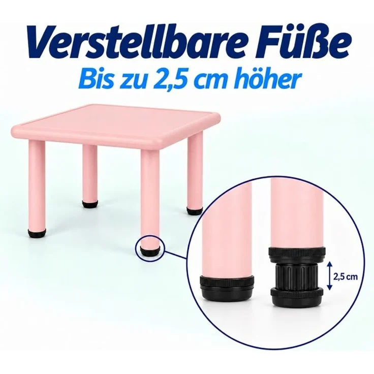 Relaxdays Kindertisch Indoor & Outdoor – Bild 6