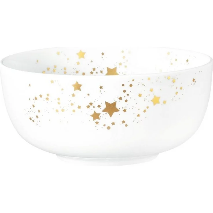 Seltmann Weiden Müslischale Liberty - Golden Stars, Porzellan, (1-tlg), Schale 15 cm – Bild 4