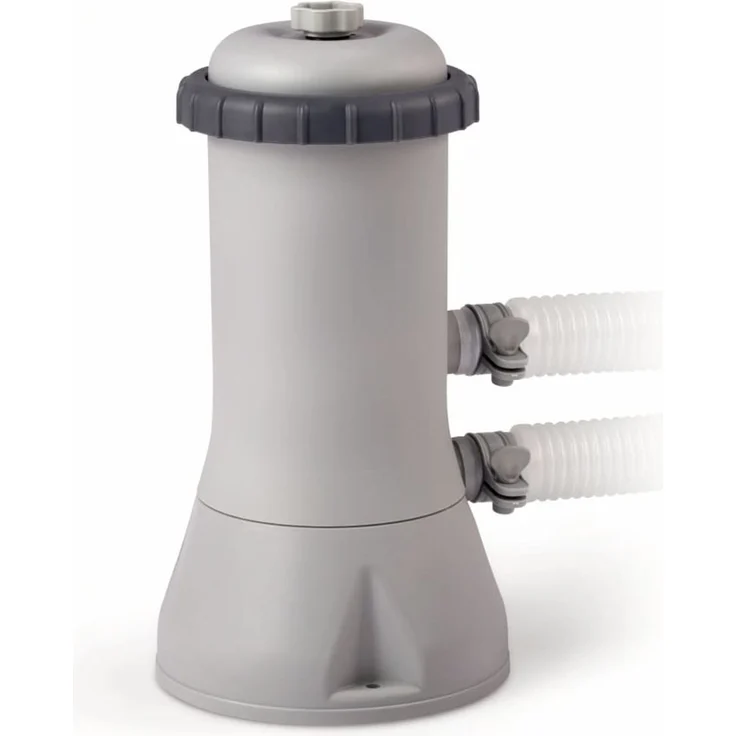 Intex 'Frame Swimming Pool Set Prism Quadra IV', grau, 488 x 244 x 107 cm, inkl. Kartuschenfilteranlage – Bild 10