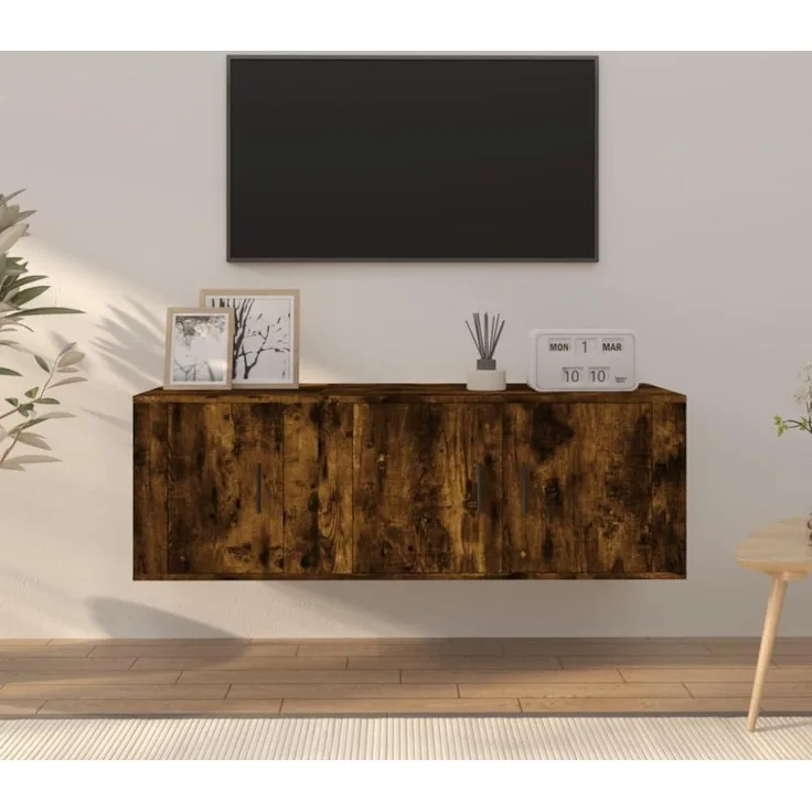vidaXL 2-tlg. TV-Schrank-Set Räuchereiche Holzwerkstoff 3188411