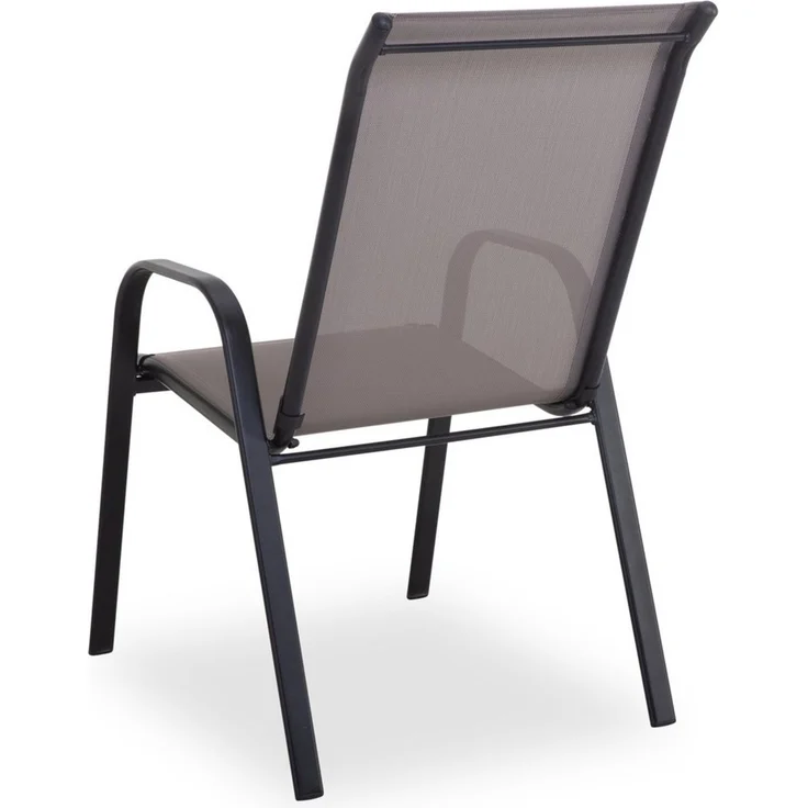 Outdoor Gartenstuhl Gartenstuhl outdoor NILS BHT 54x93x74 cm braun Stapelstuhl Klappstuhl – Bild 1