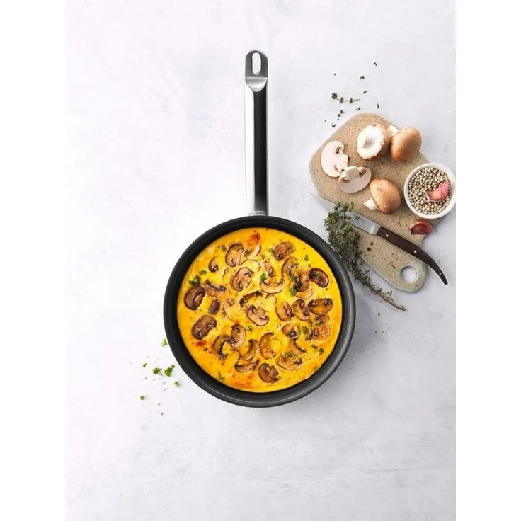 ZWILLING TrueFlow Bratpfanne 24 cm, Edelstahl, Silber-Schwarz – Bild 2