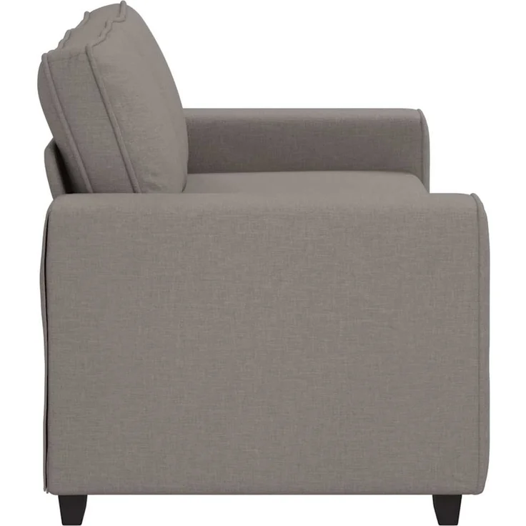 vidaXL 2-Sitzer-Sofa Taupe 180x77x82 cm Stoff 4105172 – Bild 4