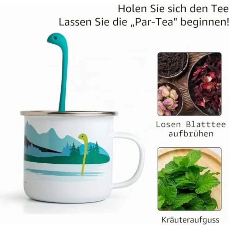 OTOTO Cup of Nessie Tasse mit Tee-Ei – Bild 4