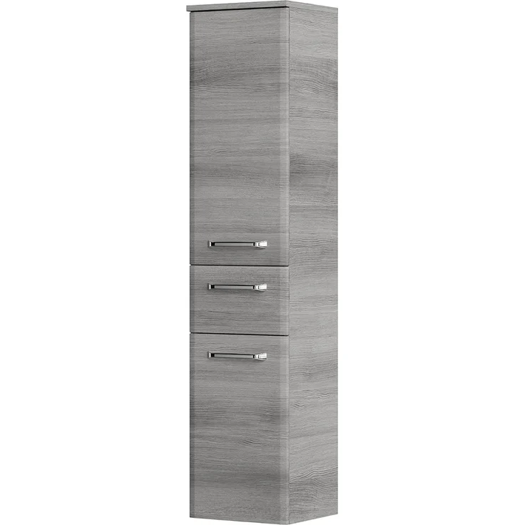 Pelipal Quickset 328 Badmöbel-Set, Holzwerkstoff, Graphit Struktur Quer, 200/105/45 cm – Bild 11