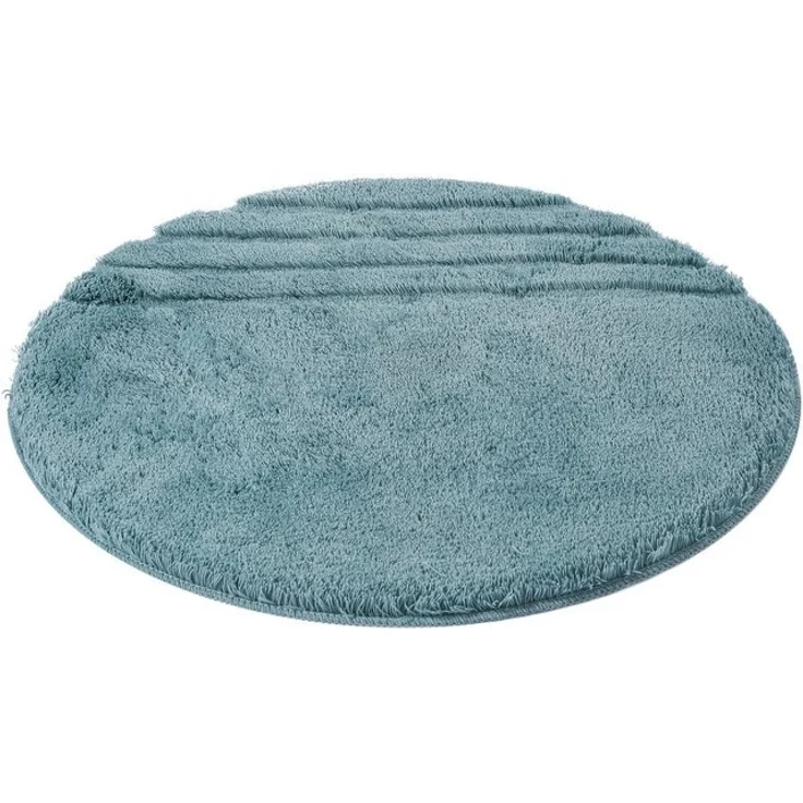 Möve Badematte Loft, Badvorleger, Badezimmer Teppich, Höhe 30 mm, rutschhemmend beschichtet, fußbodenheizungsgeeignet, schnell trocknend, strapazierfähig, Polyacryl, rund, Badteppich, Badematten auch als 2 teiliges Set & rund – Bild 4