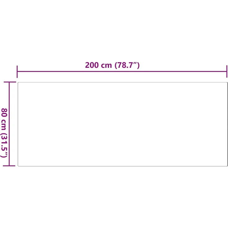 vidaXL Rutschfester Kunstfellteppich Olite Rosa 80 x 200 cm Polyester 42021699 – Bild 9