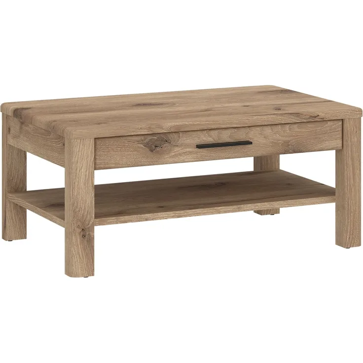 Couchtisch >GRANO< in Viking Eiche Dekor - 100x45,6x75 (BxHxT)