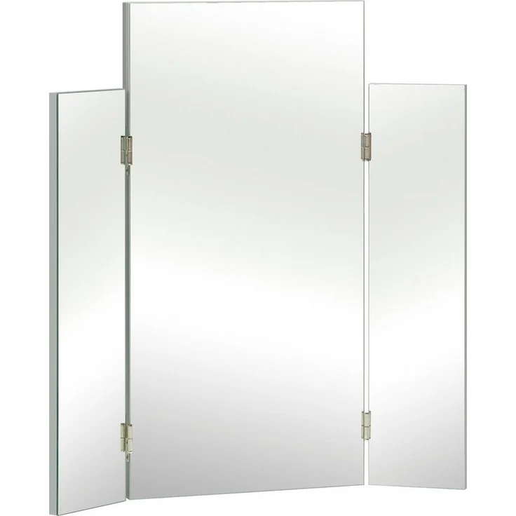 Saphir Spiegel Quickset 955 Spiegel mit seitlichen Klappelementen, 72 cm breit, Flächenspiegel ohne Beleuchtung, Wandspiegel, Schminkspiegel – Bild 1