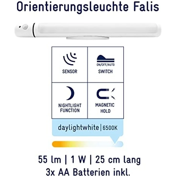 Mueller-Licht 27700016 Mobile Kleinleuchte mit Bewegungsmelder LED Weiß, Tageslichtweiß – Bild 3