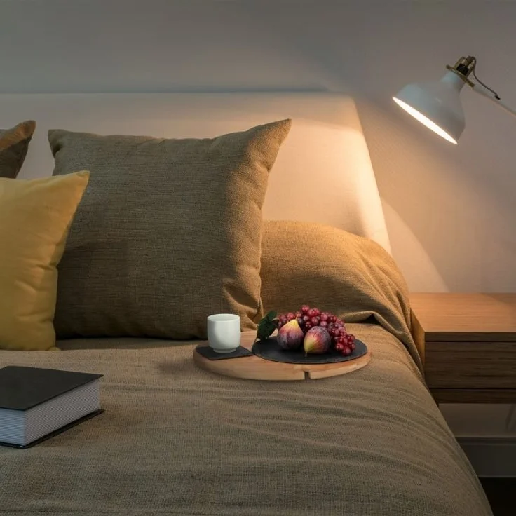 Runder Picknick Weintisch aus Bambus 10044135 – Bild 5