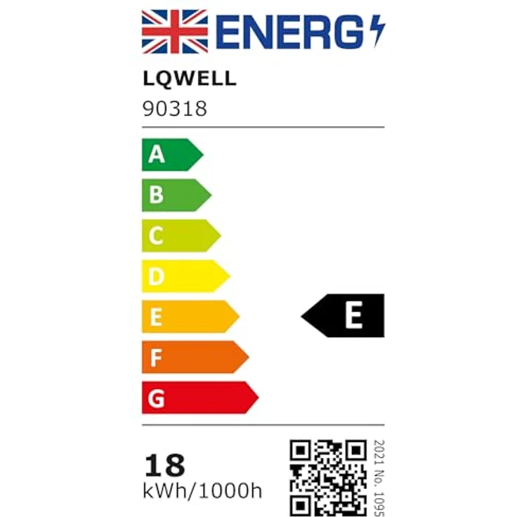 LQWELL® Deckenleuchte LED Deckenlampe, IP44 Wasserfest Badlampe Rund Flach 18W 3000K 1600LM Modern Schlicht Lampe Dünn für Wohnzimmer Badezimmer Schlafzimmer Küche Balkon Keller Büro, 220 * 24mm – Bild 16