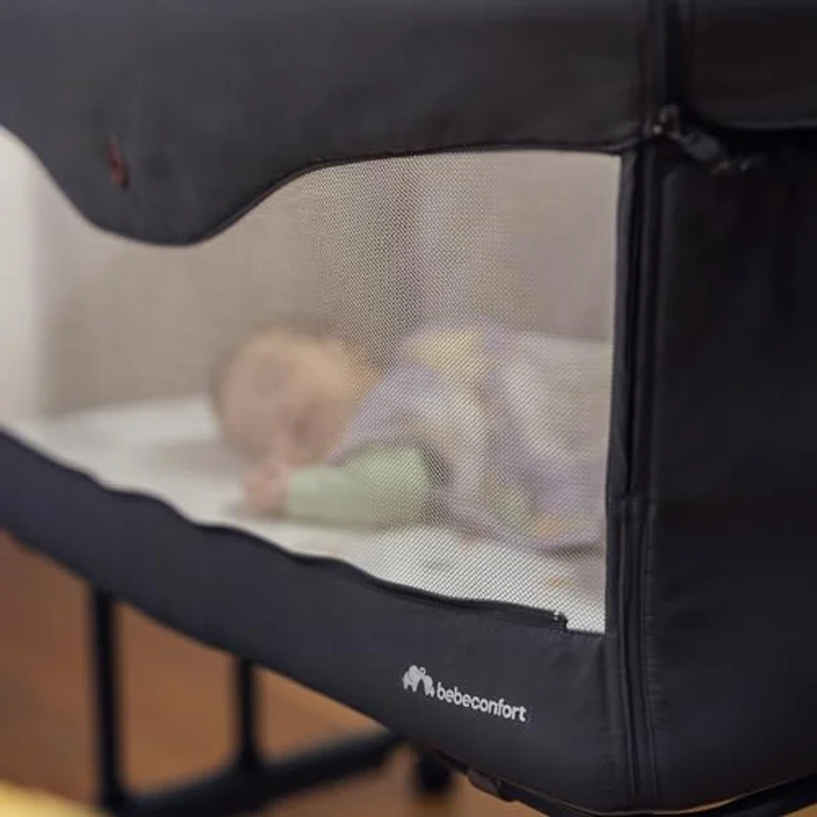 Bebeconfort Amara 2in1 Beistellbett & Stubenwagen, inkl. Matratze und Reisetasche, ab Geburt bis 9 kg, Tinted Graphite – Bild 10