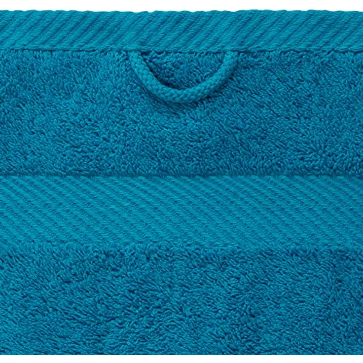 Luckytowel Duschtuch Set 10er Pack, Oeko-TEX Badetücher 70x140 cm aus 100% Baumwolle, flauschig & saugstark mit 600 g/m², Farbe Türkis – Bild 3