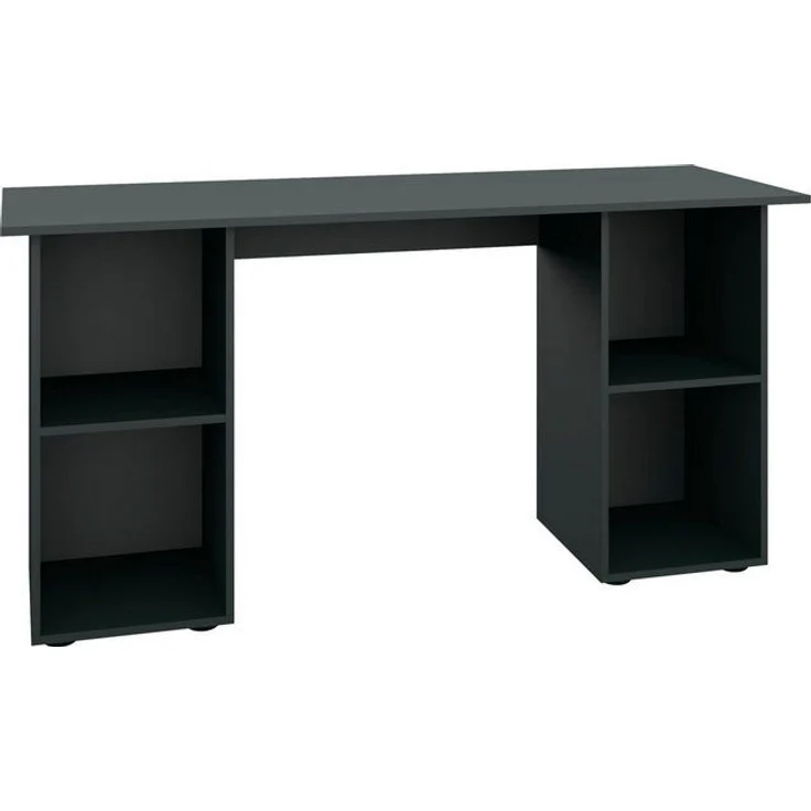 borchardt Möbel Schreibtisch Kai, Regalschreibtisch mit viel Stauraum, Breite 150 cm, Made in Germany – Bild 4