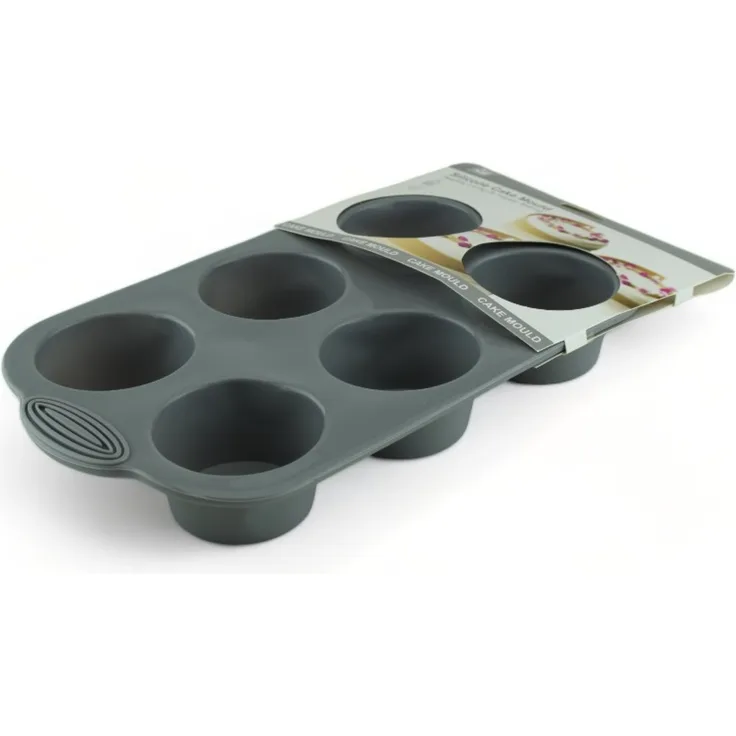 Muffinform aus Silikon 6-fach Backform - Antihaft & Langlebig